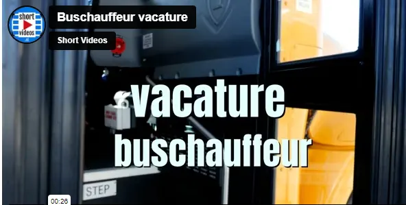 Buschauffeur vacature