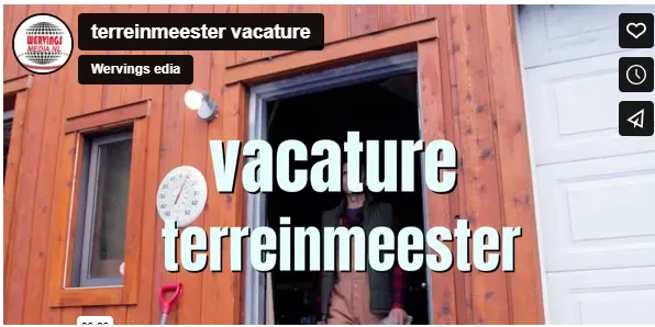 terreinmeester vacature