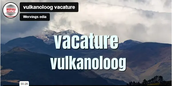 vulkanoloog vacature