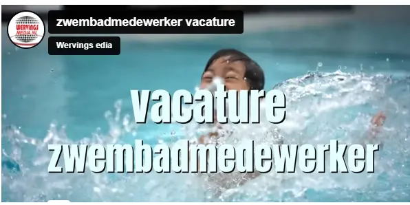 zwembadmedewerker vacature